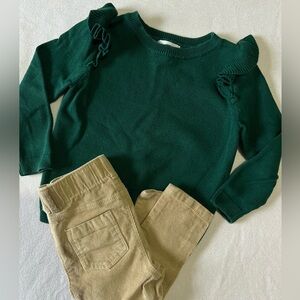 ON flutter sleeve sweater